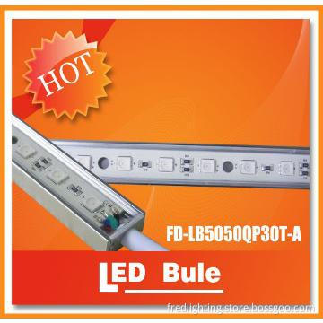 RGB LED rigid strip IP68 Aluminum cover SMD 5050 30leds 0.5m light bar